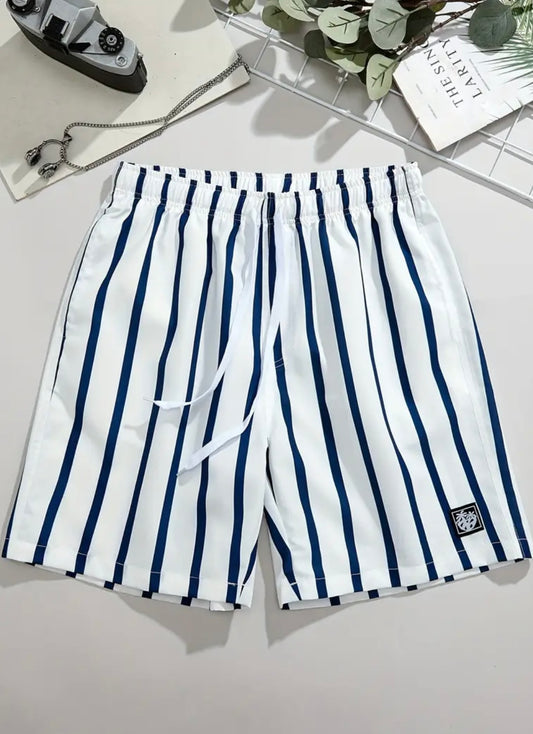 Modern striped shorts