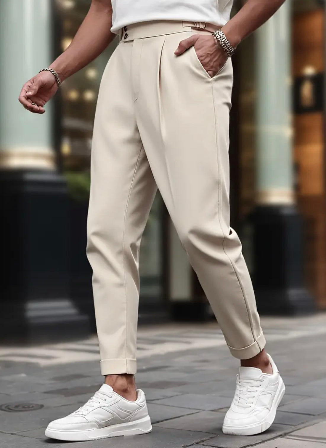 “RICH MEN” modern style pants