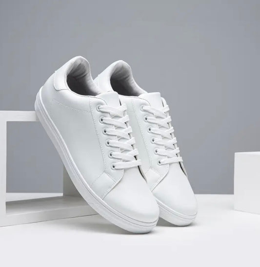 “ALL WHITE” men’s modern shoe
