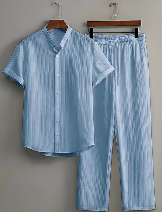 “THE WAVE” modern light blue set